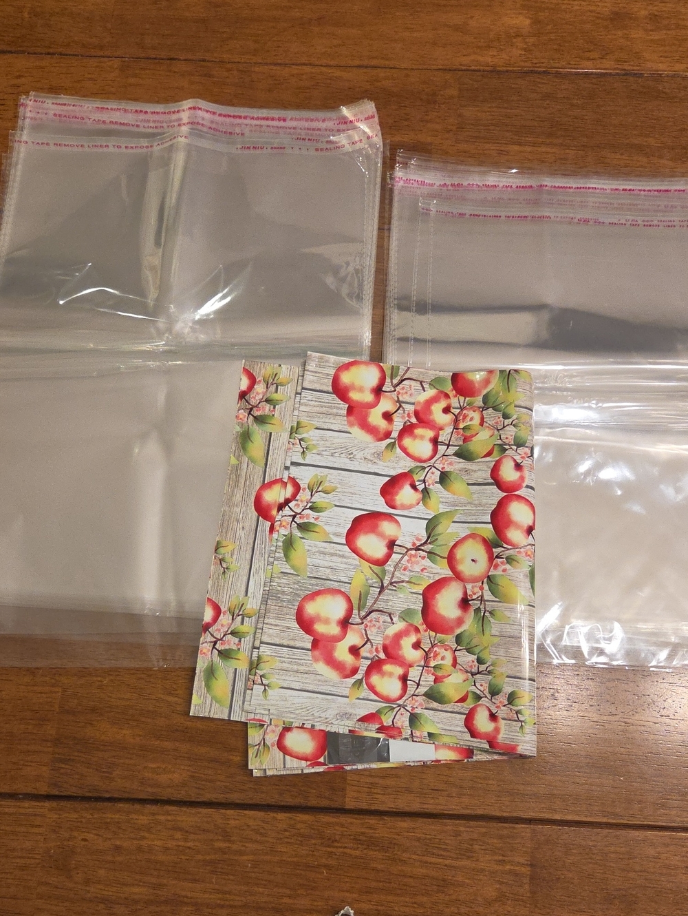 Clear & Apple Polly Bag Bundles- 25 Bags Total